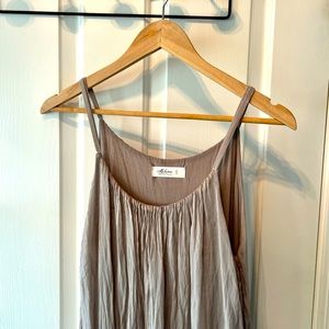 Light Grey Dress from Mahina in Oahu! New without tags. It’s one size fits all.